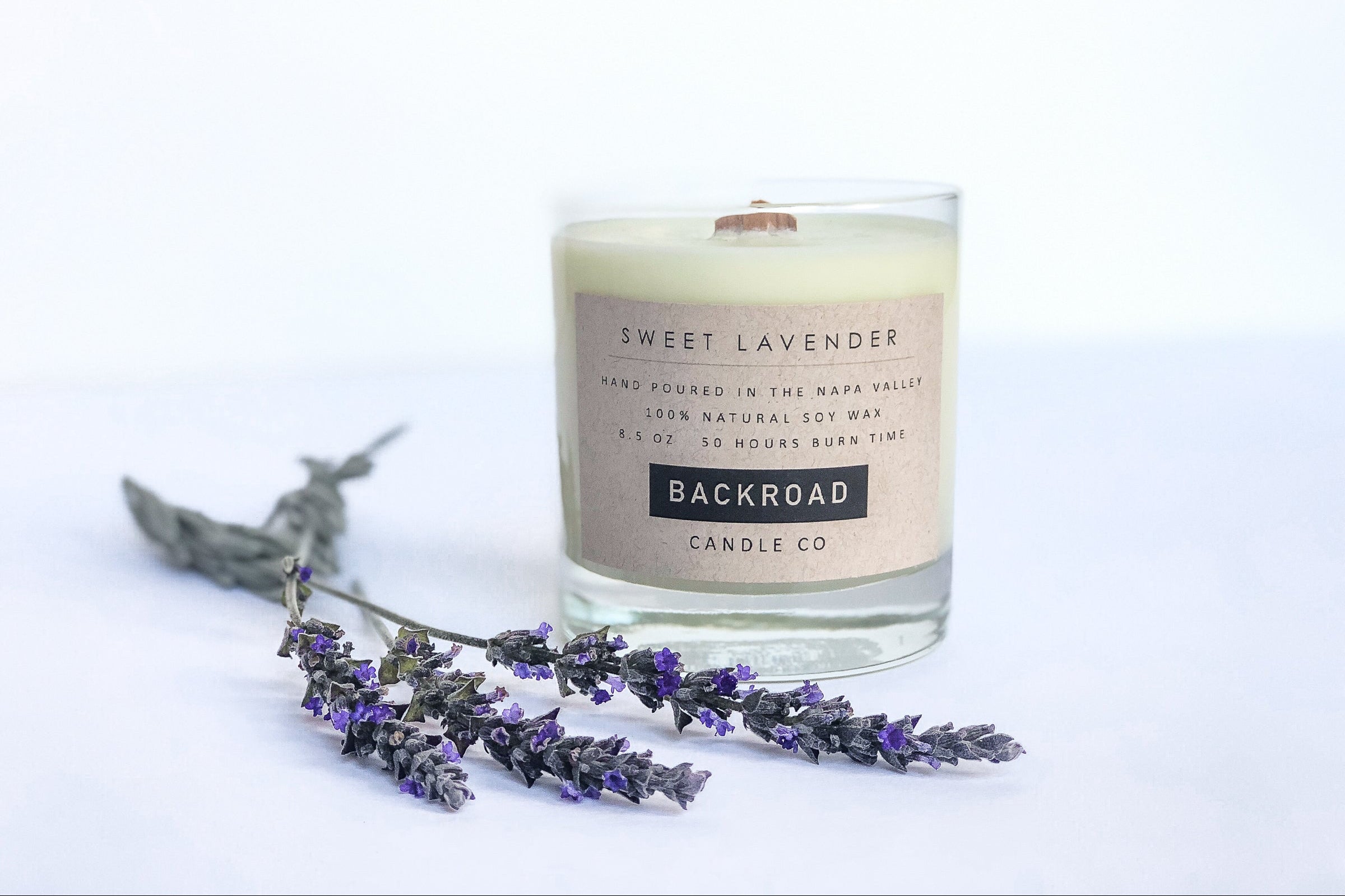 Sweet Lavender Soy Candle image 0