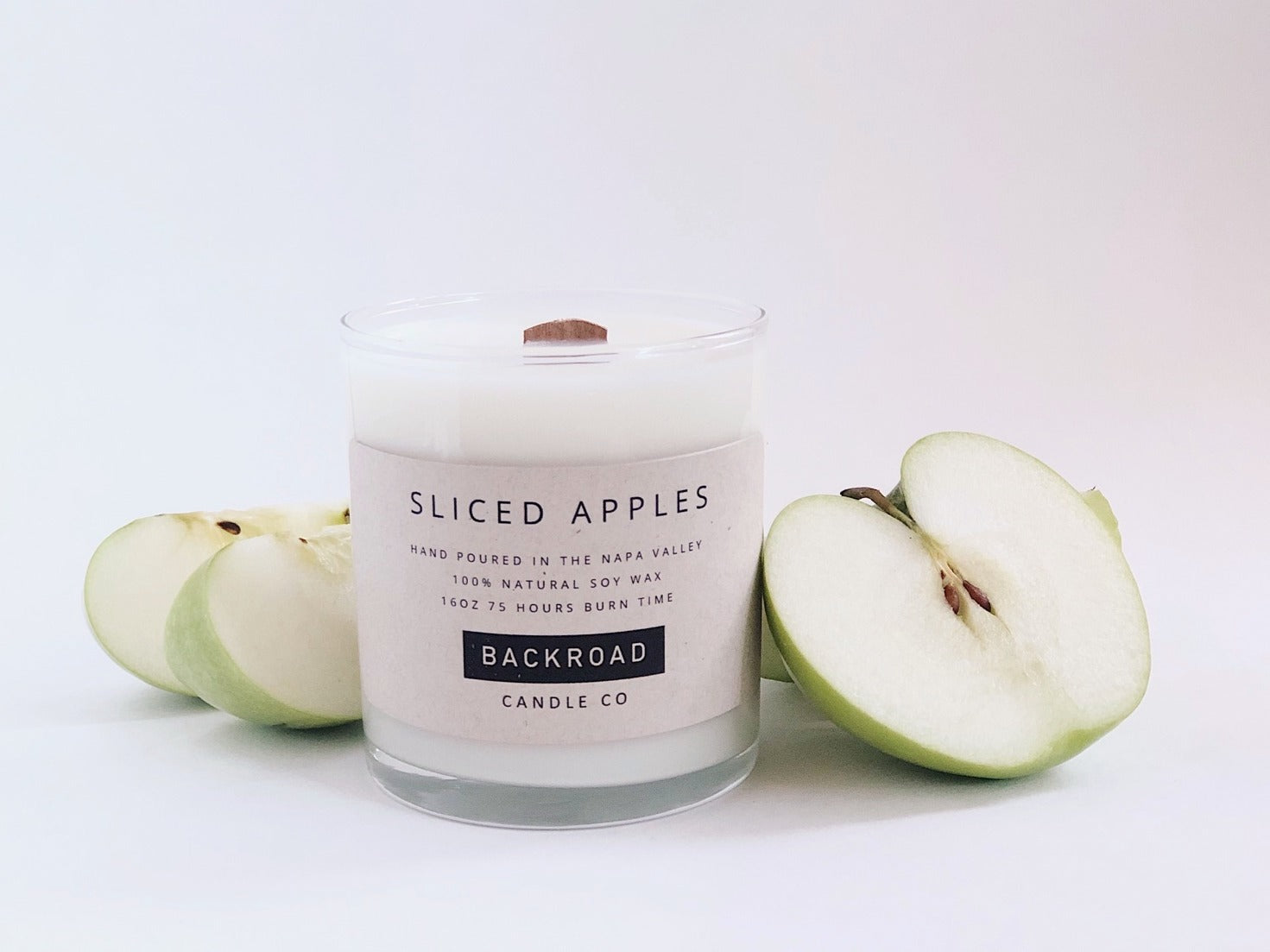 Sliced Apples Soy Candle image 0