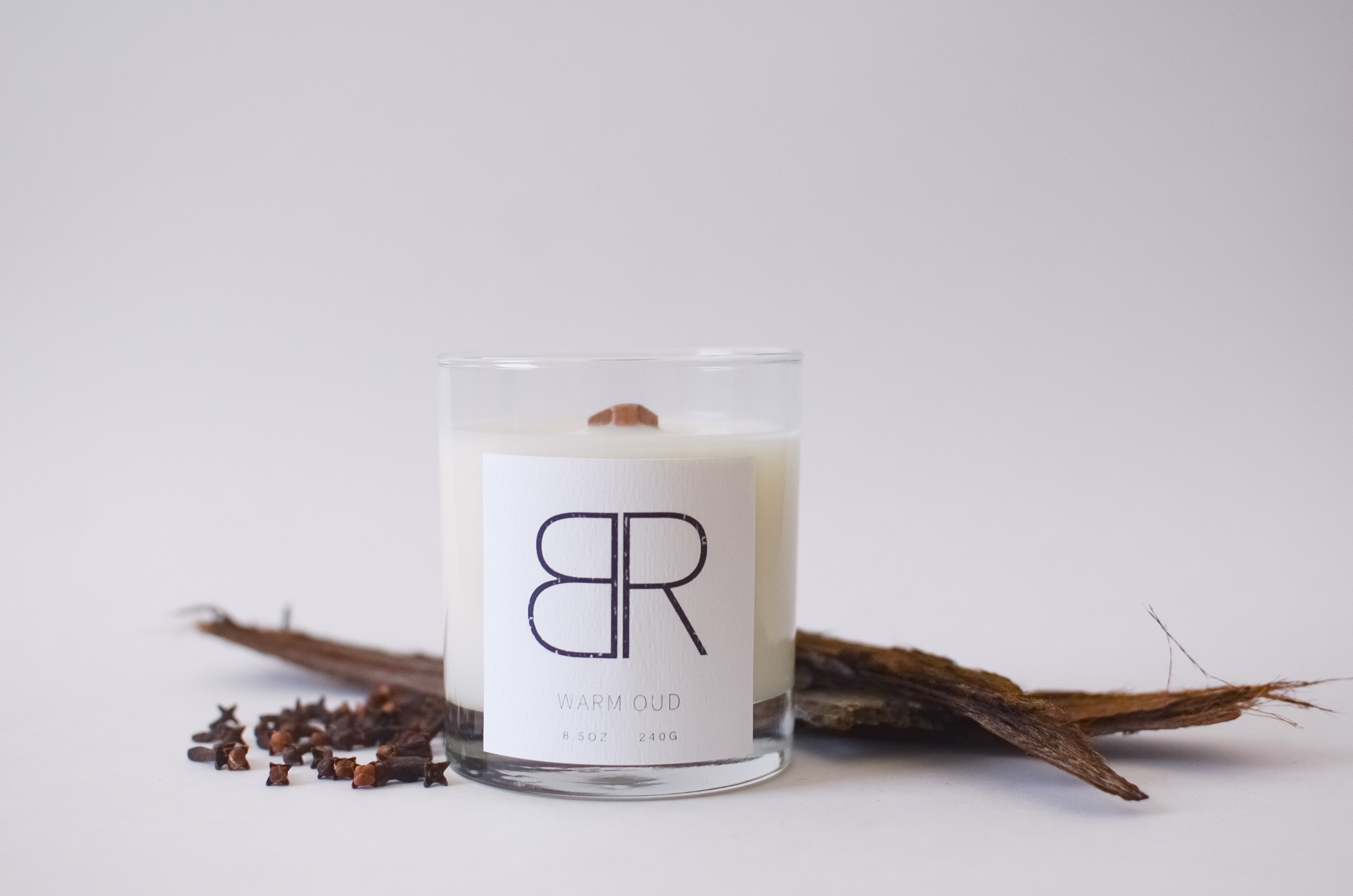 Warm Oud Soy Candle image 0