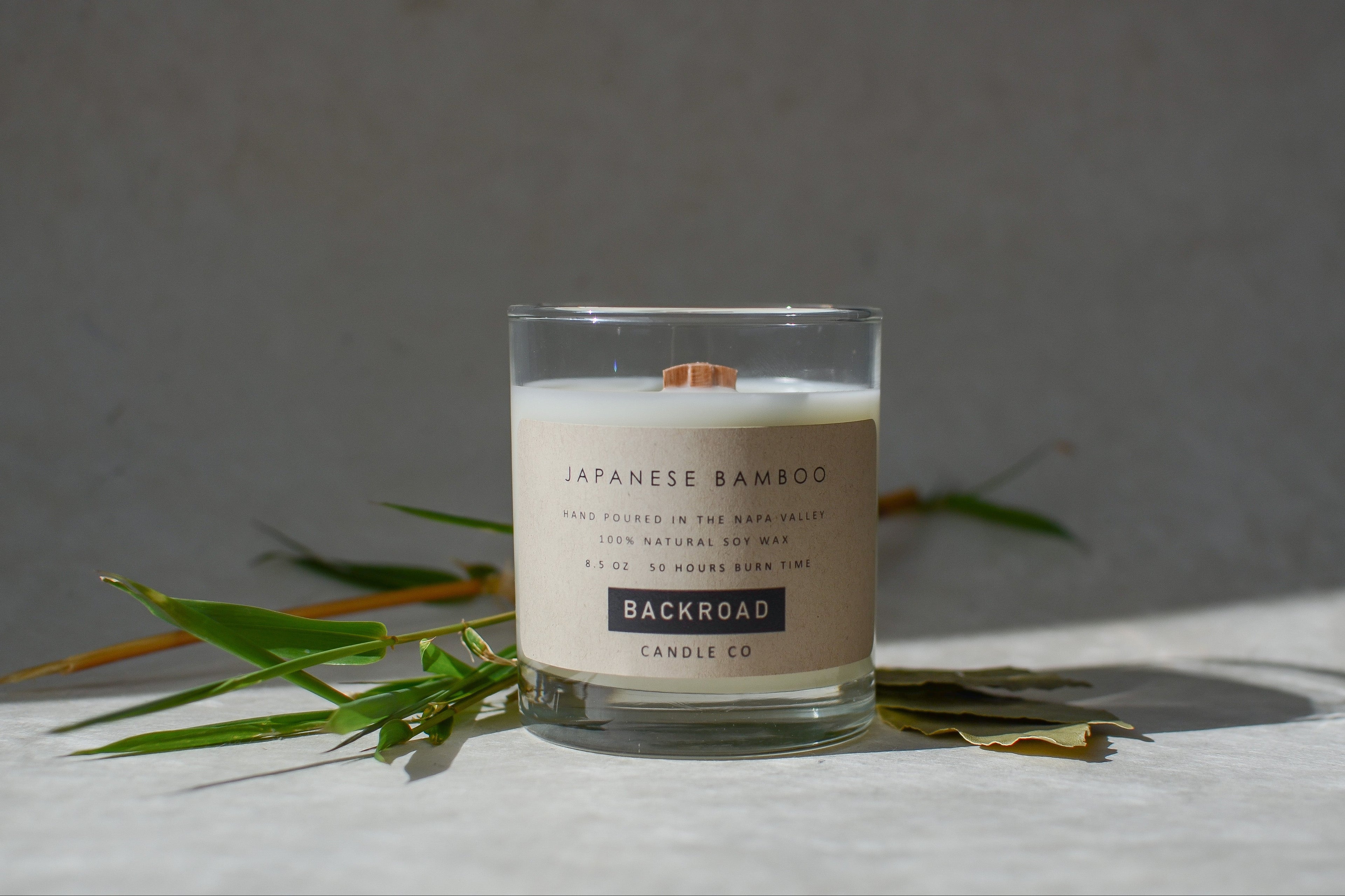 Japanese Bamboo Soy Candle image 0
