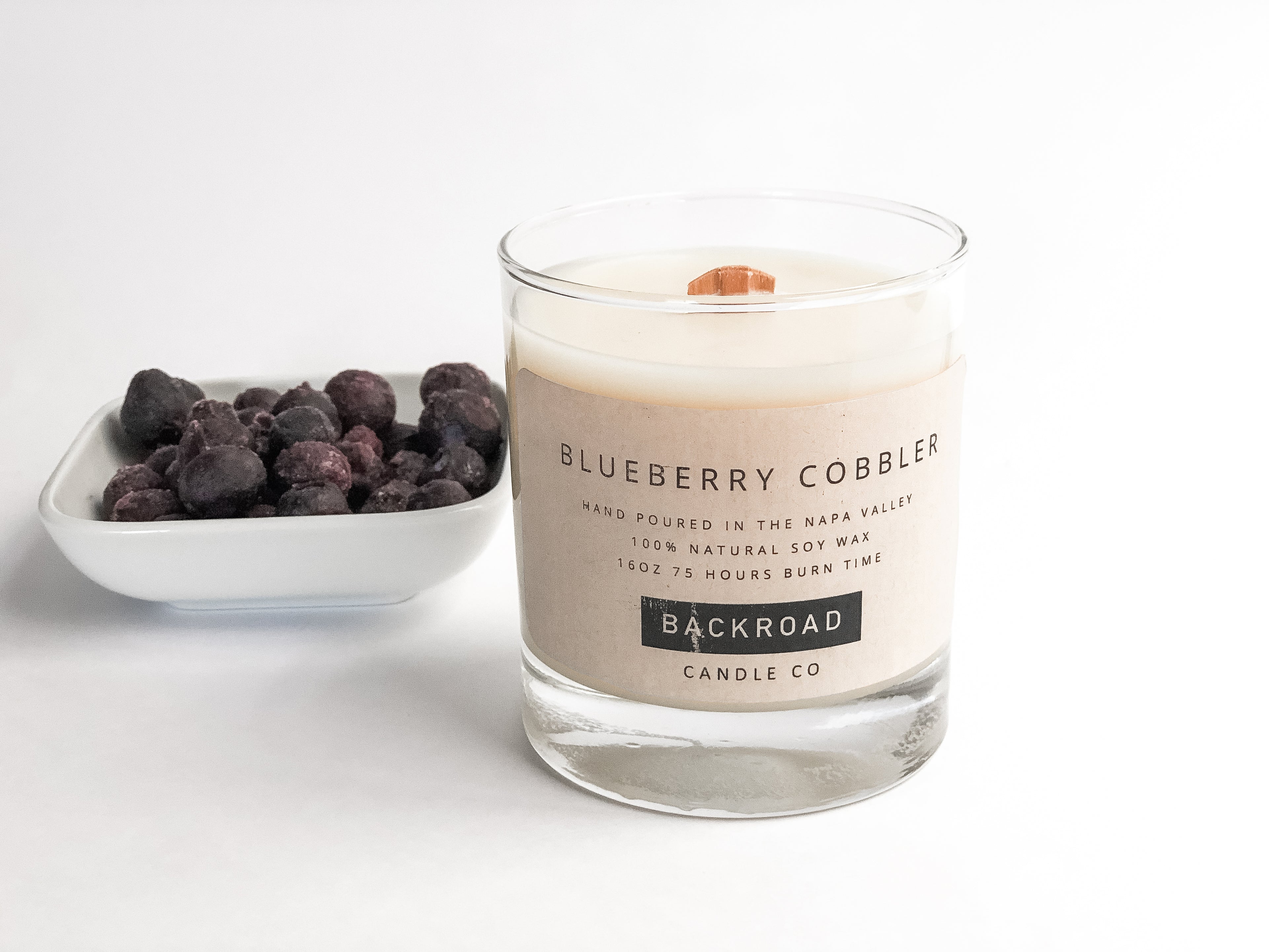 Blueberry Cobbler Soy Candle image 0