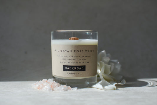 Himalayan Rose Water Soy Candle image 0