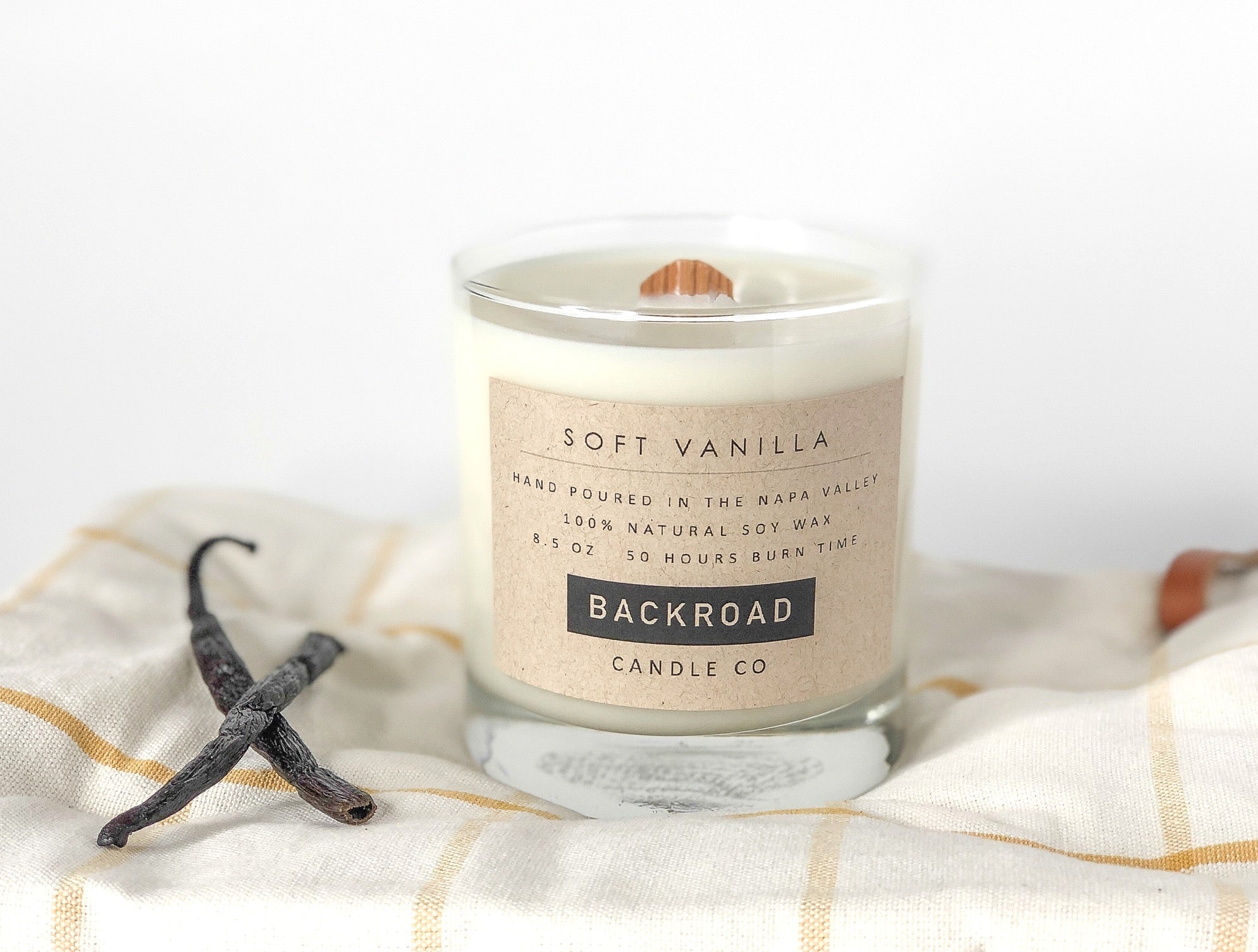 Soft Vanilla Soy Candle image 0
