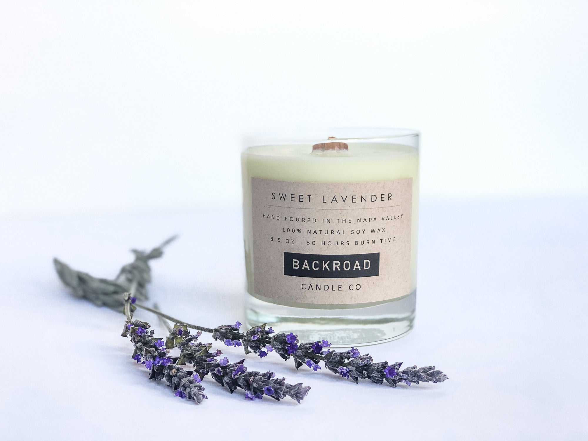 Sweet Lavender Soy Candle image 0