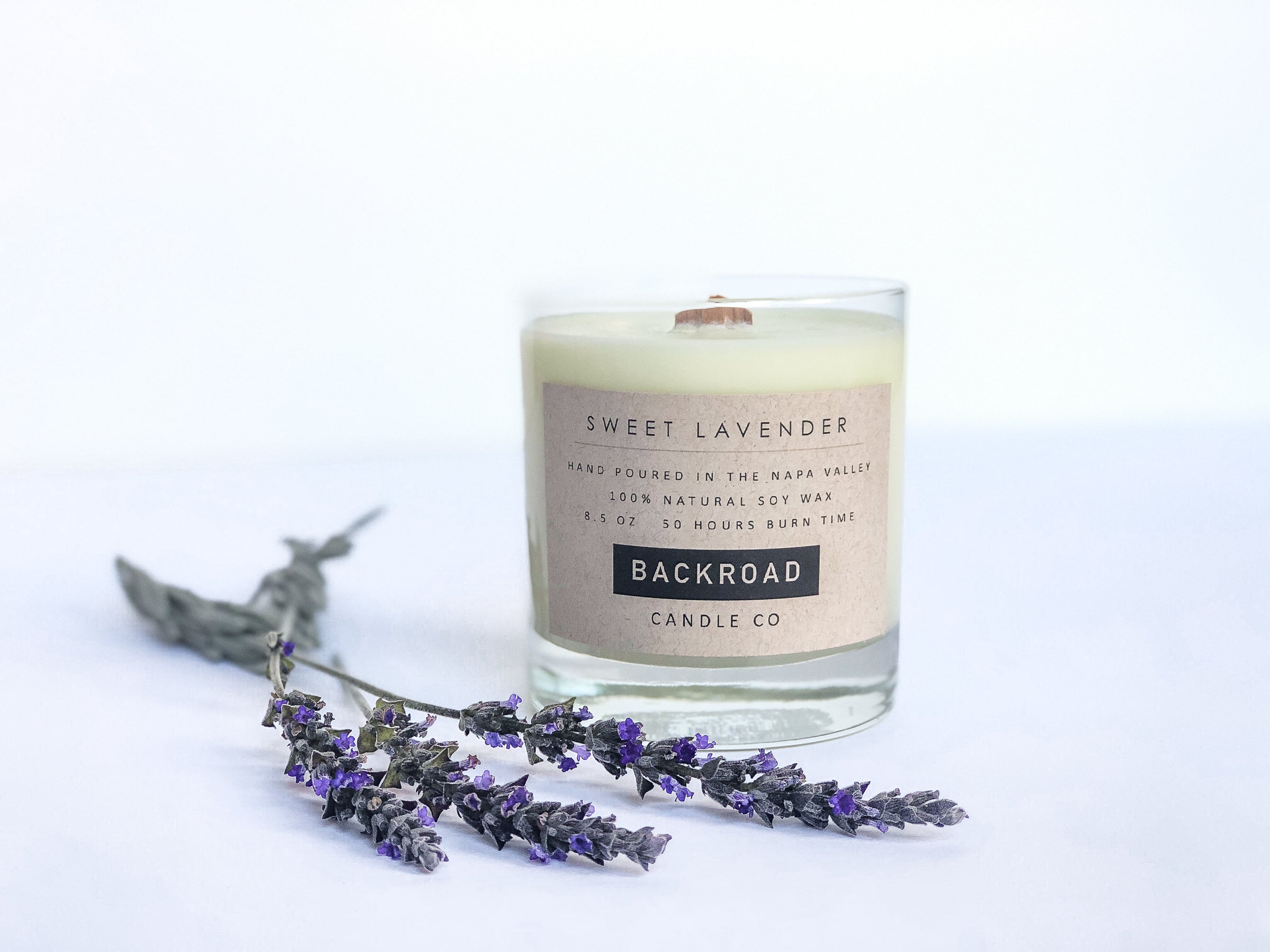 Sweet Lavender Soy Candle image 0