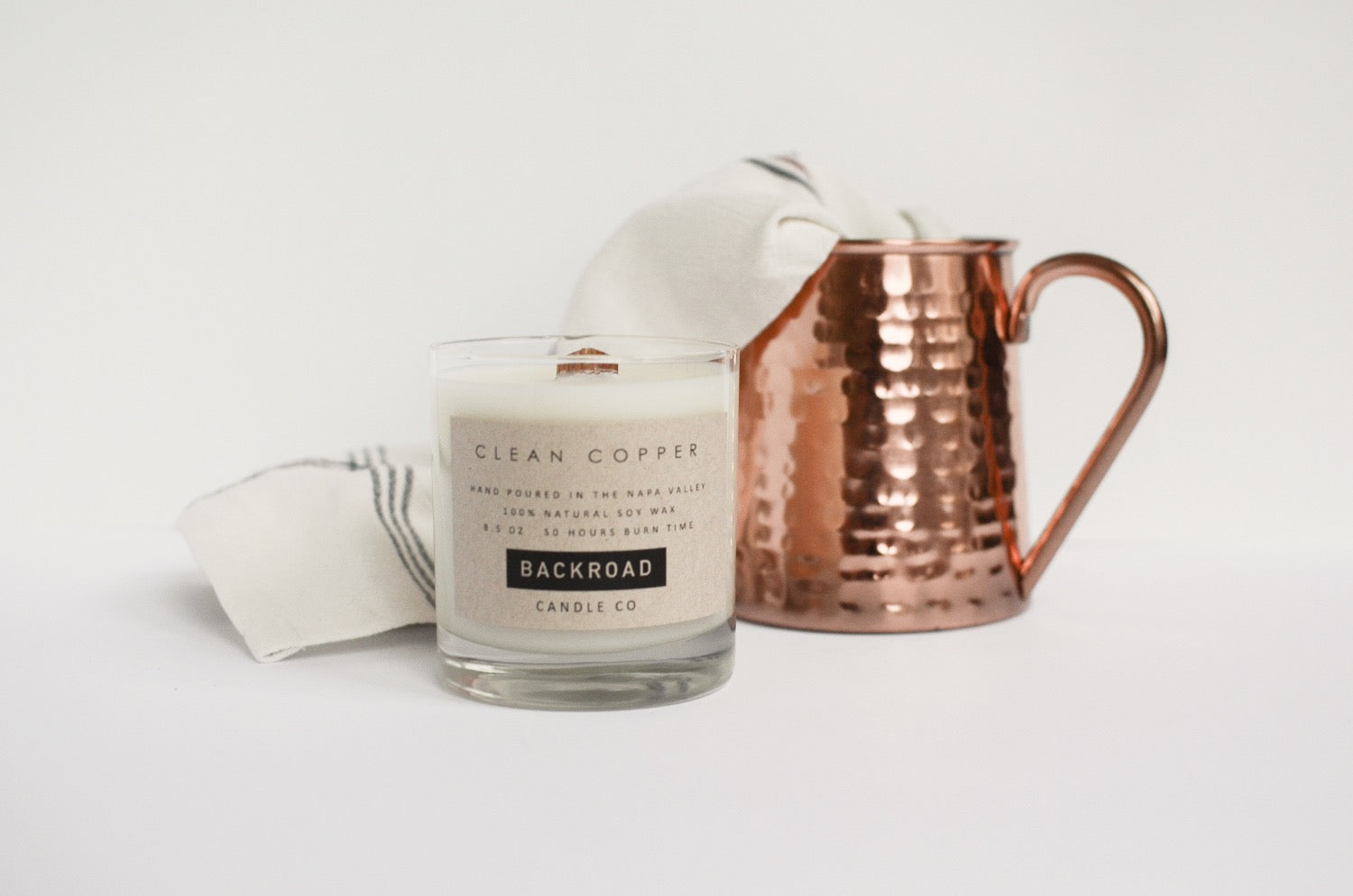 Clean Copper Soy Candle image 0
